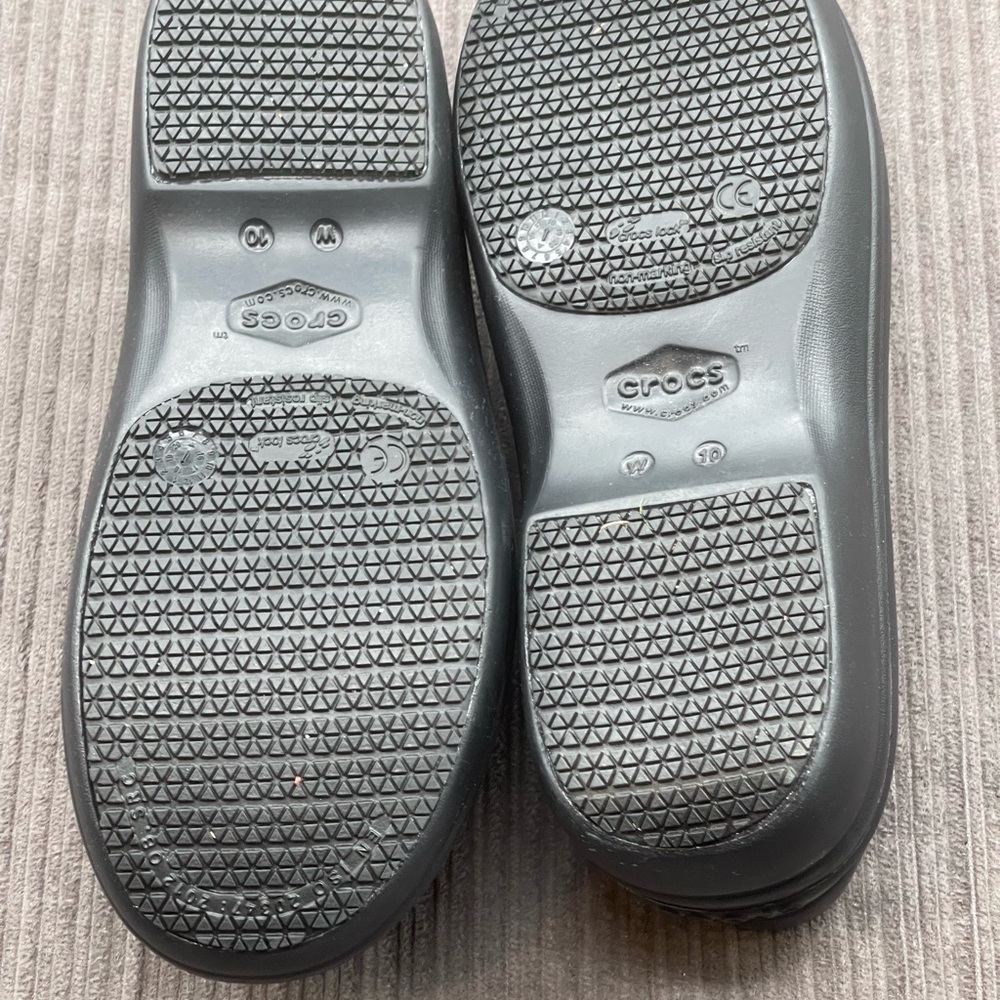 Crocs Black Neria Pro Dual Comfort Size 10 Women - Picture 7 of 8